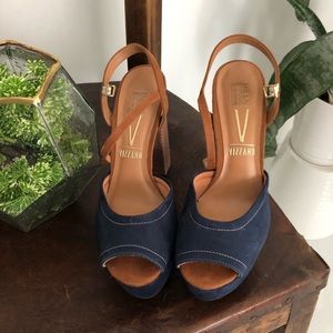 Platform Peep Toe Heels